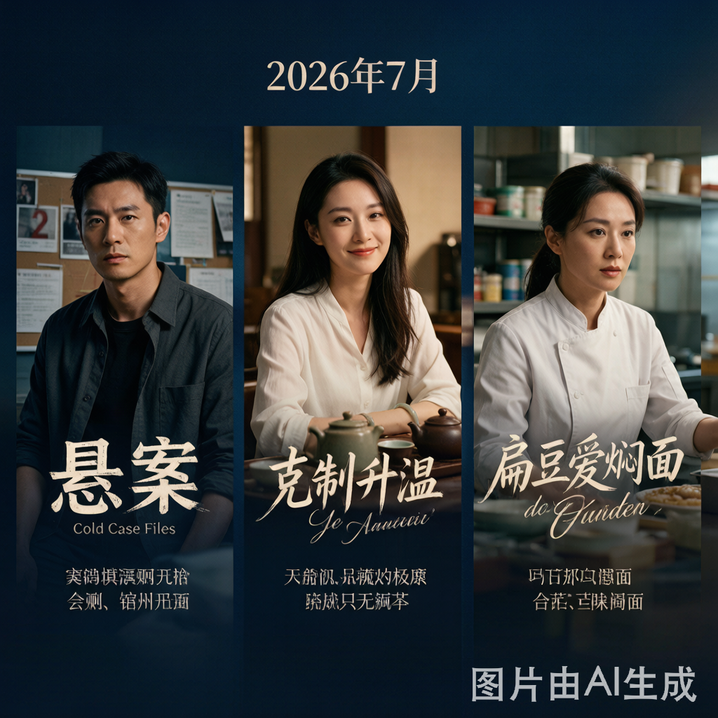 【剧集推荐】悬案、克制升温、扁豆爱焖面，三剧三味拯救剧荒！ 2026-07-09