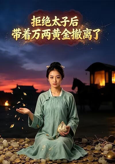 拒绝太子后,带着万两黄金撤离了